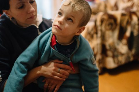 Arseniy Vaschilo and his loving mother, Katya